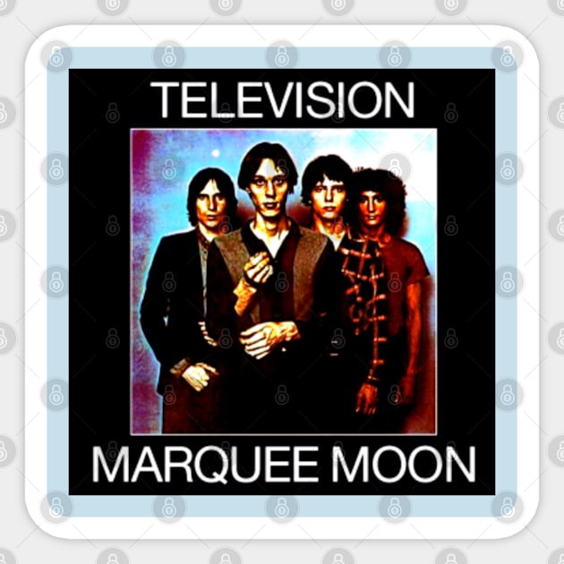 Marquee Moon Throwback 1977 Sticker by AlternativeRewind